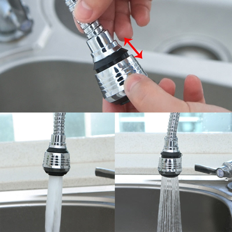 2 Modes 360 Rotatable High Pressure Faucet Extender