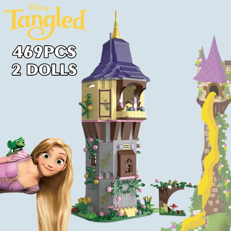 Disney Princess Rapunzel Tangled Tower Building Blocks